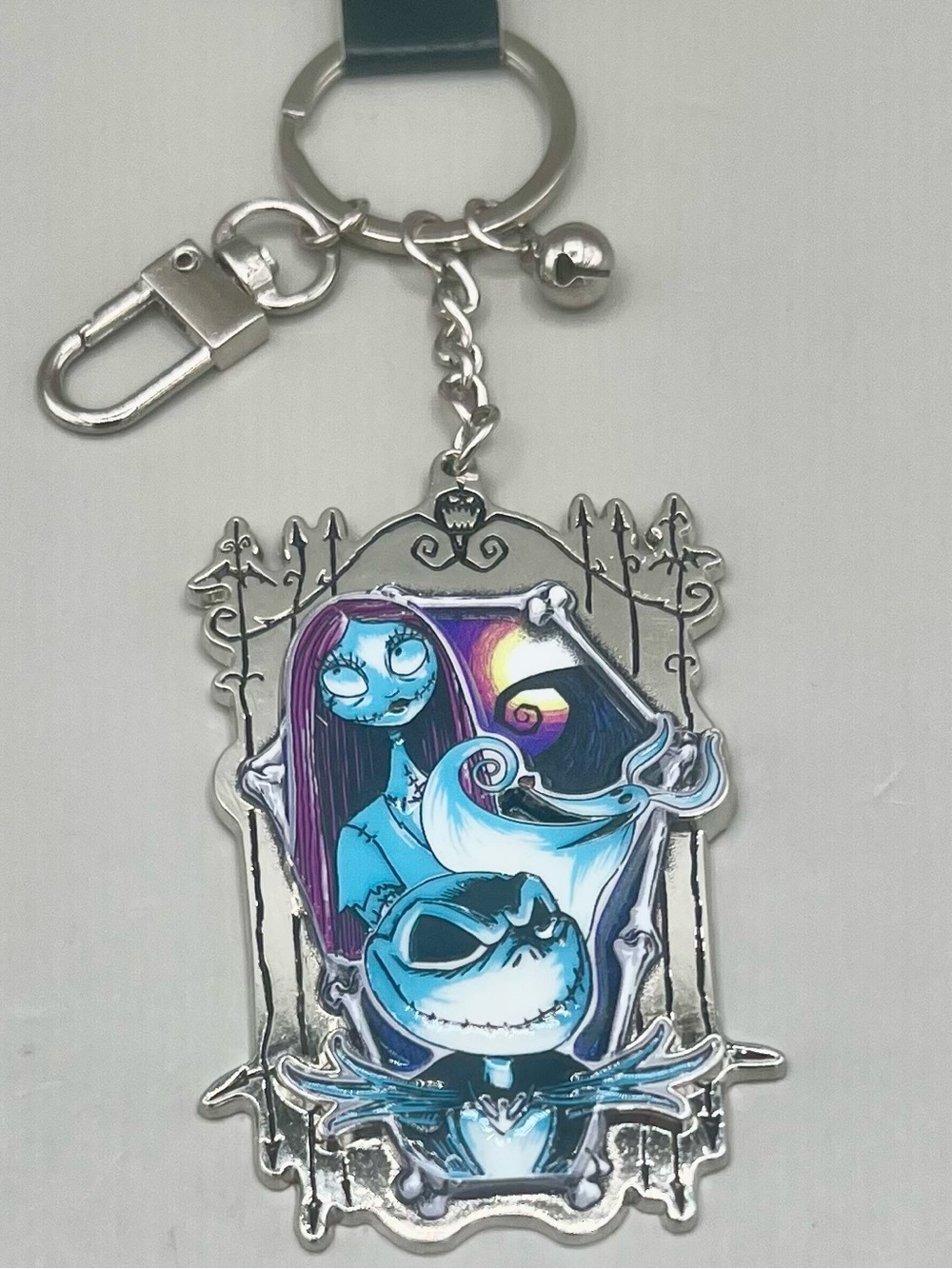 Disney Parks Nightmare Before Christmas Keychain/Bag Charm~ Jack, Sally, & Zero🖤 - Picture 2 of 7